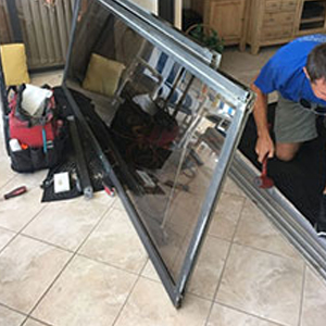 sliding glass door frame repair Orland Park, Illinois
